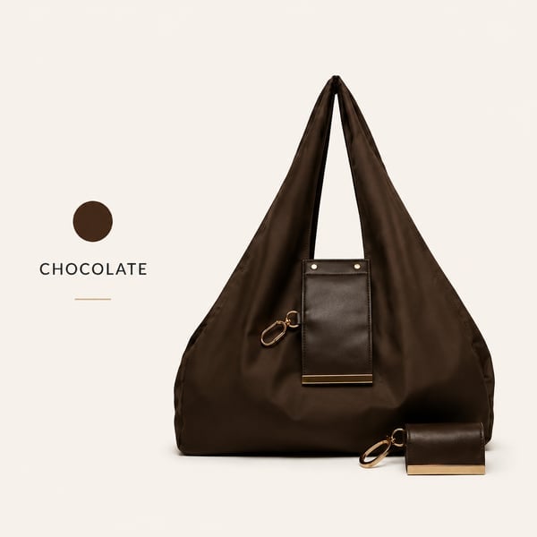 ✨ ToworkactTM Foldable Shopping Bag Keychain Eco-Friendly Reusable Tote Bag