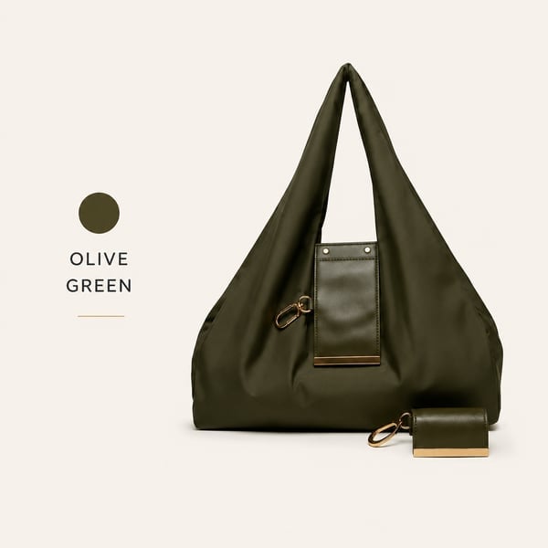 ✨ ToworkactTM Foldable Shopping Bag Keychain Eco-Friendly Reusable Tote Bag