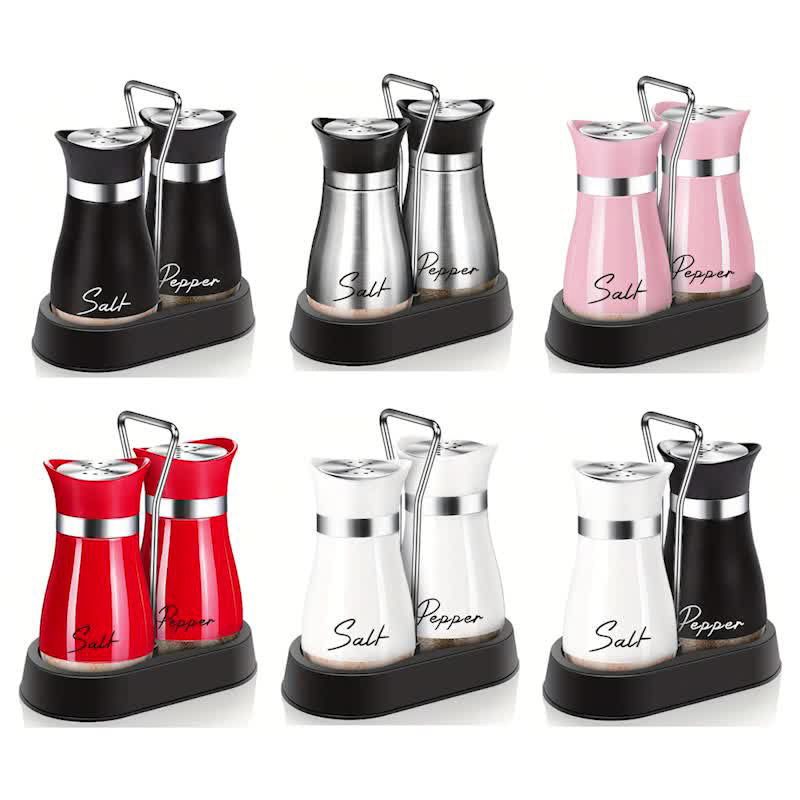 ⏰ Penguin Design Salt and Pepper Shaker Set – Cute Shape, 304 Stainless Steel & Precision Dispensing Lid 🐧✨